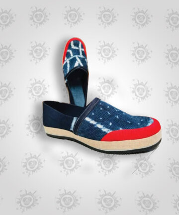 Espadrille Ndop - Bleu/Rouge