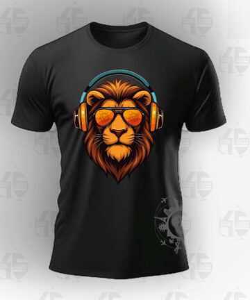 Tee-shirt Noir - Lion Fashion