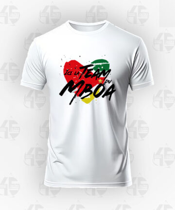 Tee-hirt Blanc - Team Mboa