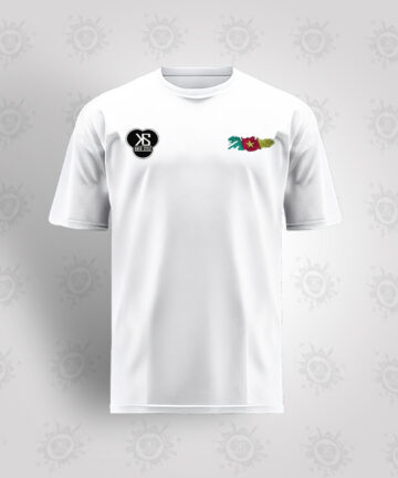 Tee-shirt Blanc - Cameroun Écusson