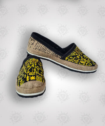 Espadrille Motif Jaune