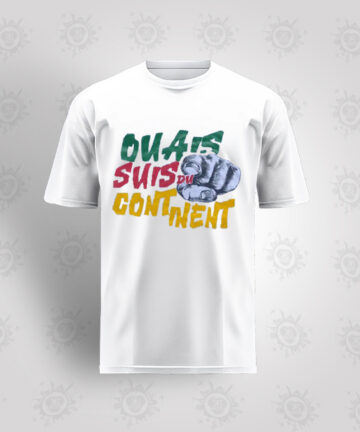 Tee-shirt blanc - Ouais le continent