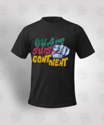 Tee-shirt noir - Ouais le continent