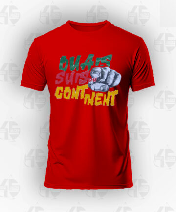 Tee-shirt Rouge - Ouais le continent