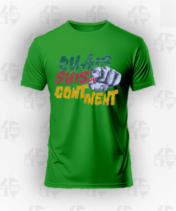 Tee-shirt Vert - Ouais le continent