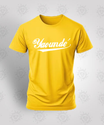 Tee-shirt Jaune - Yaoundé 2