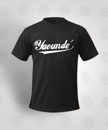 Tee-shirt Noir - Yaoundé 2
