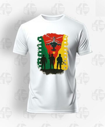 Tee Shirt Blanc - Army