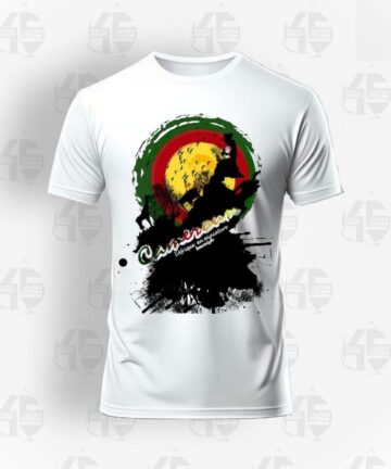 Tee Shirt Blanc - Afrique miniature