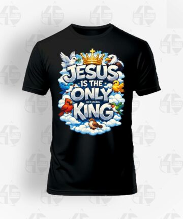 Tee Shirt Noir - Jésus King