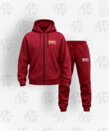 Jogging Rouge - KmerStyle