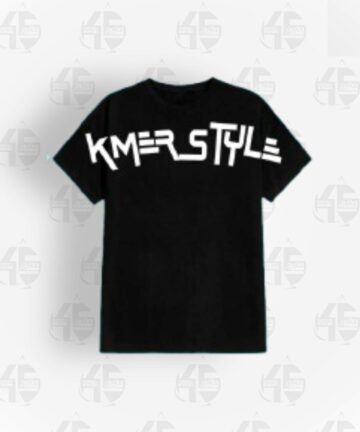 Tee Shirt Noir - KmerStyle V2