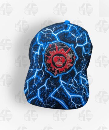 Casquette bleu - Eclair Logo