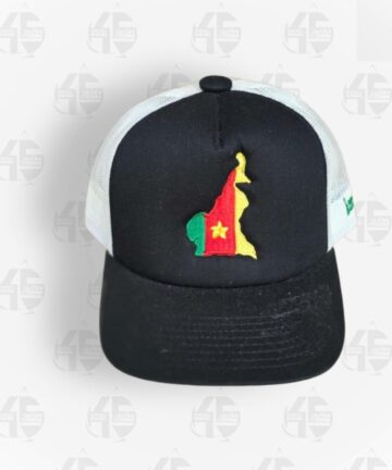 Casquette Noir/Blanc - Cameroun