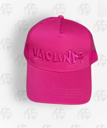 Casquette Rose - Yaoundé