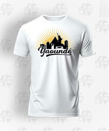 Tee Shirt Blanc - Yaoundé V3