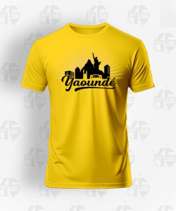 Tee Shirt Jaune - Yaoundé V3