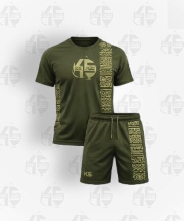 Ensemble Vert Olive - KmerStyle Décontracté